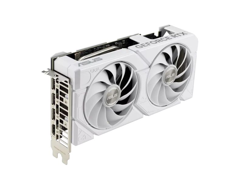 VGA ASUS Dual GeForce RTX 4070 SUPER EVO White OC 12GB GDDR6X (DUAL-RTX4070S-O12G-EVO-WHITE)