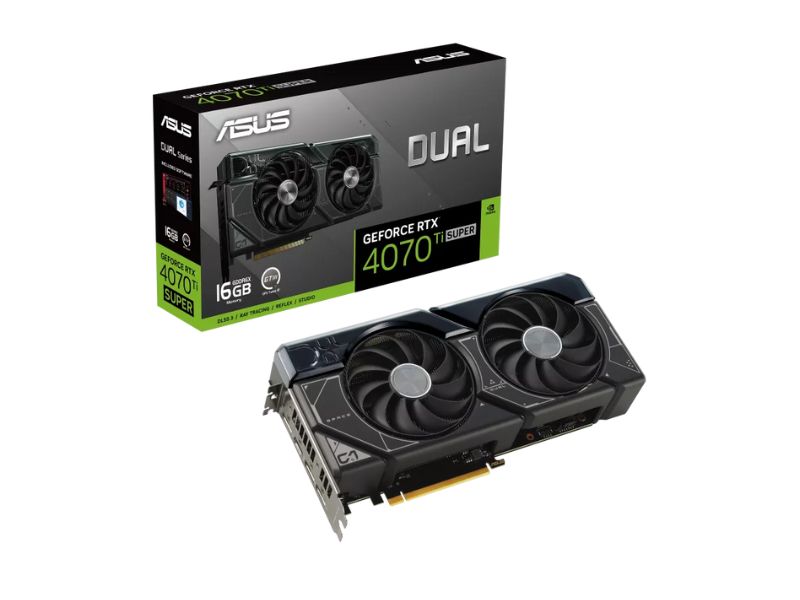 VGA ASUS Dual GeForce RTX 4070 Ti SUPER 16GB GDDR6X (DUAL-RTX4070TIS-16G)