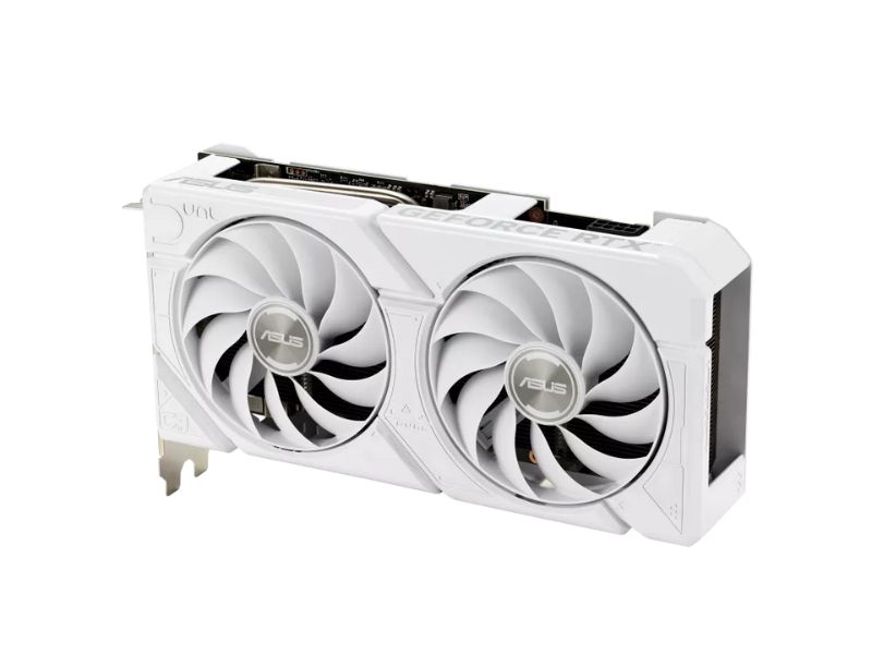 VGA ASUS Dual GeForce RTX 4060 EVO White OC 8GB GDDR6 (DUAL-RTX4060-O8G-EVO-WHITE)