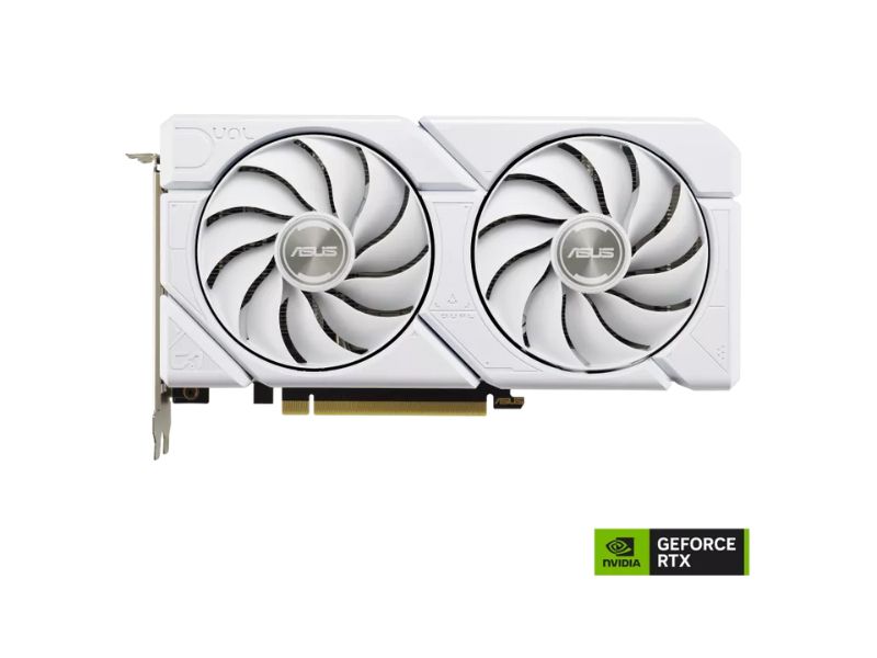 VGA ASUS Dual GeForce RTX 4060 EVO White OC 8GB GDDR6 (DUAL-RTX4060-O8G-EVO-WHITE)