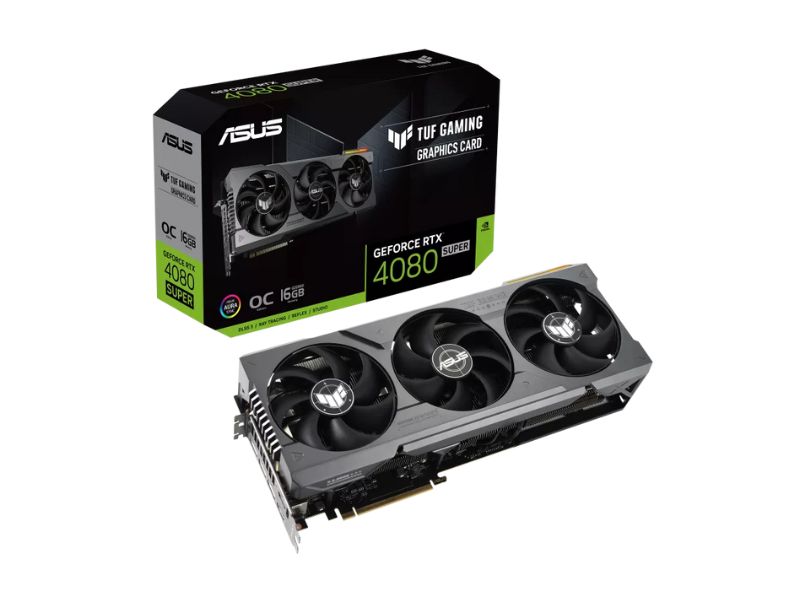 VGA ASUS TUF Gaming GeForce RTX 4080 SUPER 16GB GDDR6X OC (TUF-RTX4080S-O16G-GAMING)