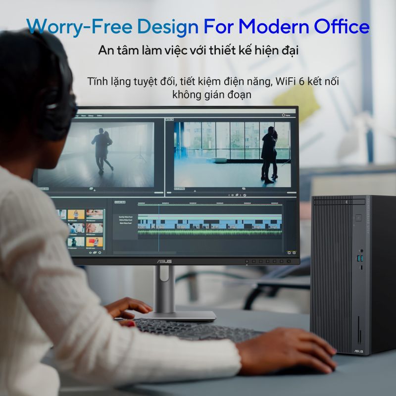 Máy tính để bàn ASUS ExpertCenter P500MV-13420H106W