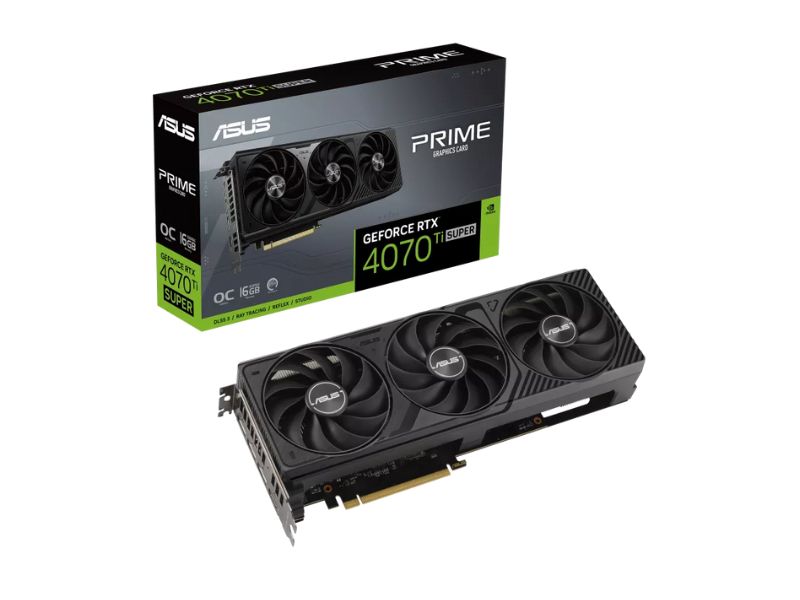 VGA ASUS Prime GeForce RTX 4070 Ti SUPER 16GB GDDR6X OC (PRIME-RTX4070TIS-O16G)