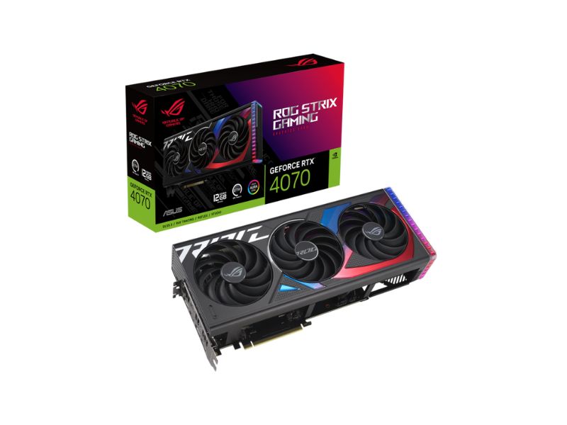 VGA ASUS ROG Strix GeForce RTX 4070 12GB GDDR6X (ROG-STRIX-RTX4070-12G-GAMING)