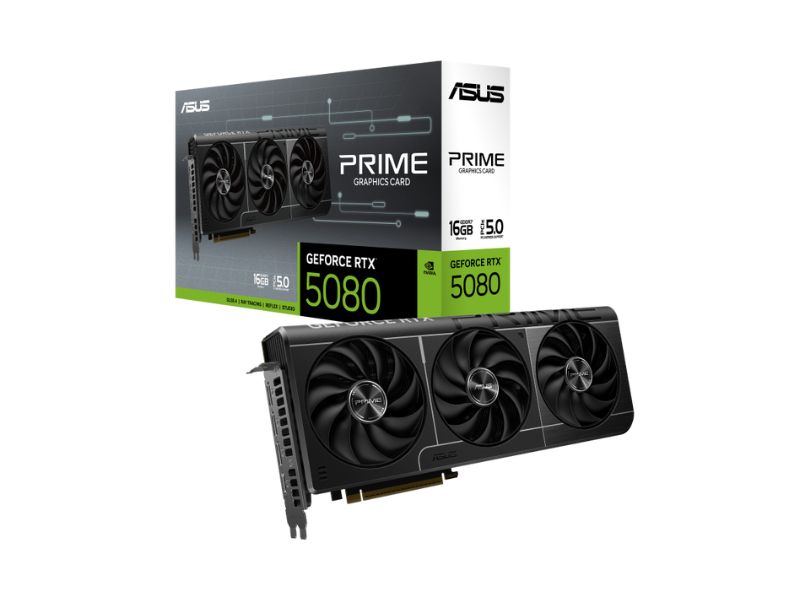 VGA ASUS PRIME GeForce RTX 5080 16GB GDDR7 (PRIME-RTX5080-16G)