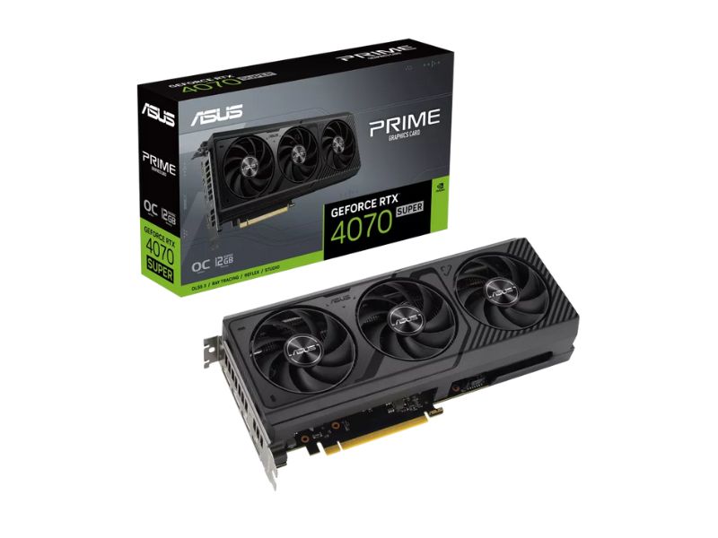 VGA ASUS Prime GeForce RTX 4070 SUPER 12GB GDDR6X OC (PRIME-RTX4070S-O12G)