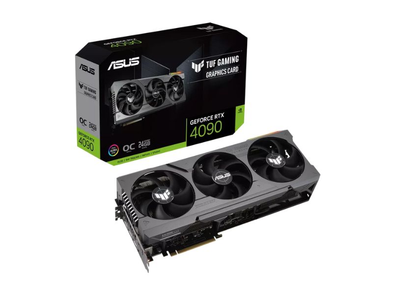 VGA ASUS TUF Gaming GeForce RTX 4090 OC 24GB GDDR6X (TUF-RTX4090-O24G-GAMING)