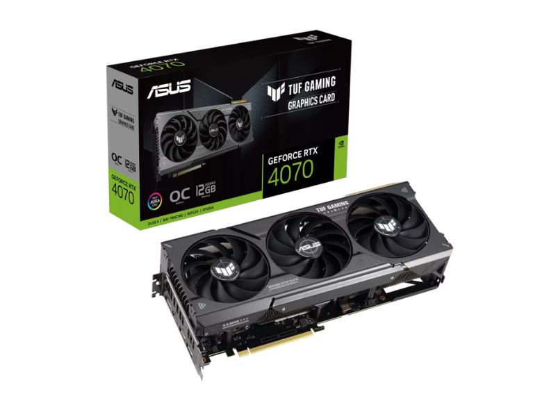 VGA ASUS TUF Gaming GeForce RTX 4070 12GB GDDR6X OC (TUF-RTX4070-O12G-GAMING)