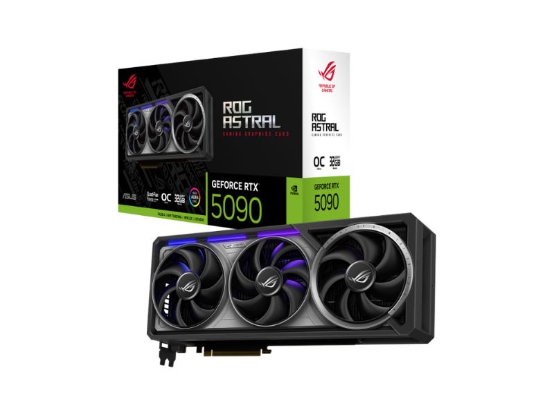 VGA ASUS ROG Astral GeForce RTX 5090 32GB GDDR7 OC (ROG-ASTRAL-RTX5090-O32G-GAMING)