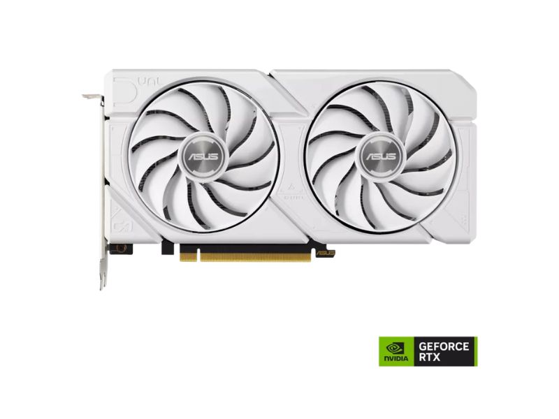 VGA ASUS Dual GeForce RTX 4060 Ti EVO White OC 8GB GDDR6 (DUAL-RTX4060TI-8G-EVO-WHITE)