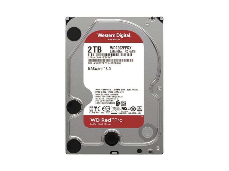 Ổ cứng HDD WD Red Pro 2TB 7200rpm WD2002FFSX