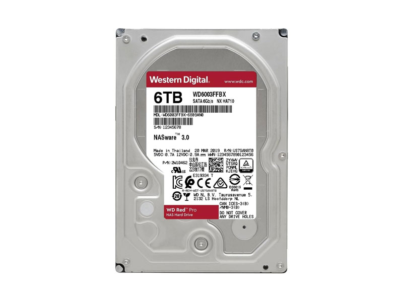 Ổ cứng HDD WD Red Pro 6TB 7200rpm WD6003FFBX