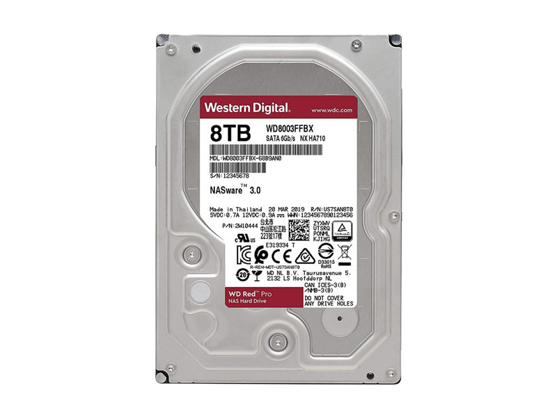 Ổ cứng HDD WD Red Pro 8TB 7200rpm WD8003FFBX