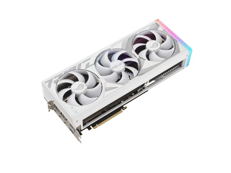 VGA ASUS ROG Strix GeForce RTX 4080 SUPER 16GB GDDR6X màu trắng (ROG-STRIX-RTX4080S-16G-WHITE)