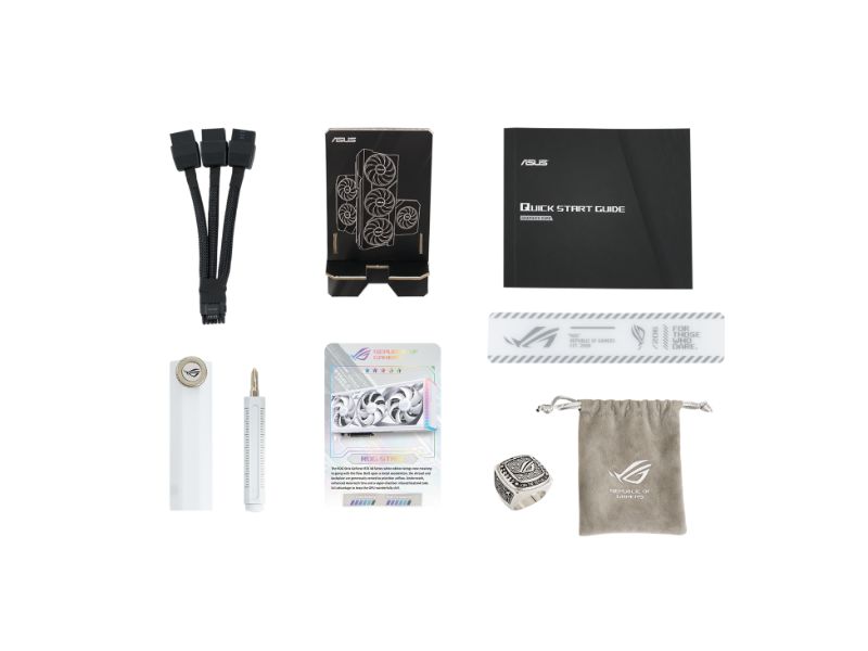 VGA ASUS ROG Strix GeForce RTX 4080 SUPER 16GB GDDR6X màu trắng (ROG-STRIX-RTX4080S-16G-WHITE)