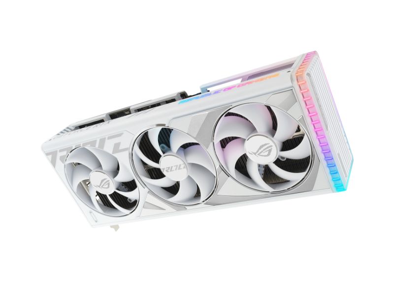VGA ASUS ROG Strix GeForce RTX 4080 SUPER 16GB GDDR6X màu trắng (ROG-STRIX-RTX4080S-16G-WHITE)