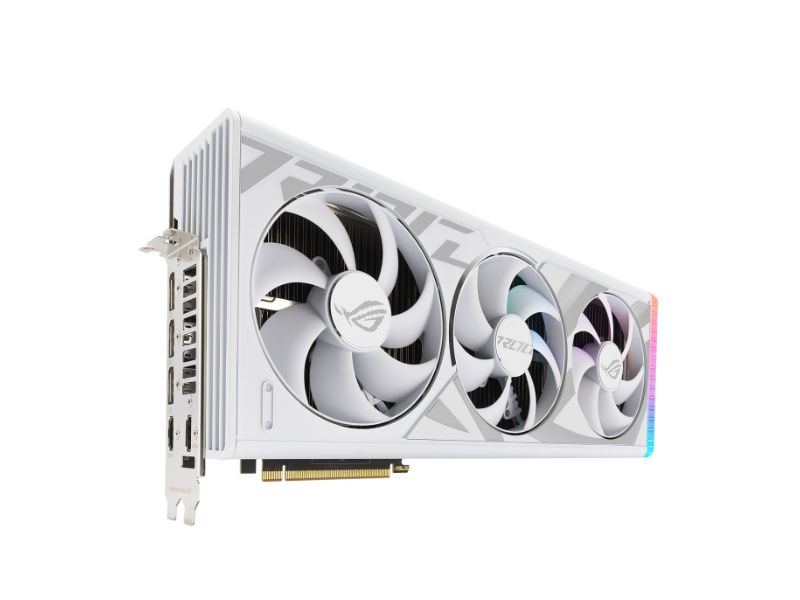 VGA ASUS ROG Strix GeForce RTX 4080 SUPER 16GB GDDR6X màu trắng (ROG-STRIX-RTX4080S-16G-WHITE)