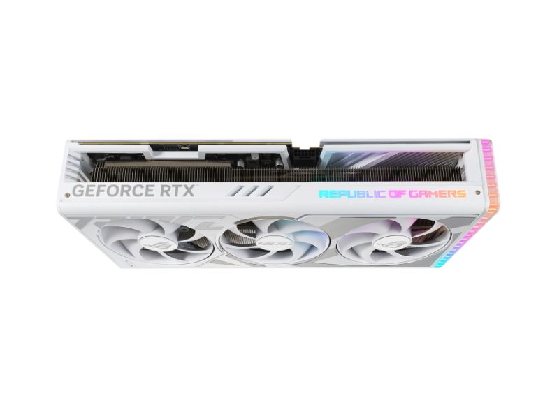VGA ASUS ROG Strix GeForce RTX 4080 SUPER 16GB GDDR6X màu trắng (ROG-STRIX-RTX4080S-16G-WHITE)