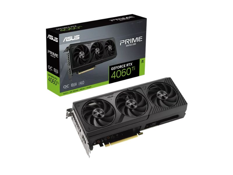 VGA ASUS PRIME GeForce RTX 4060 Ti 8GB GDDR6 OC (PRIME-RTX4060TI-O8G)