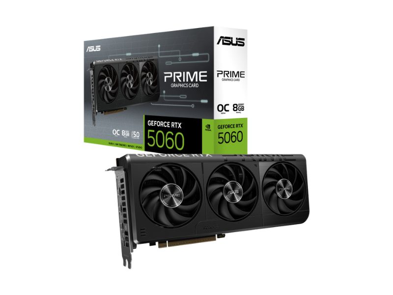 VGA ASUS PRIME GeForce RTX 5060 8GB GDDR7 OC (PRIME-RTX5060-O8G)