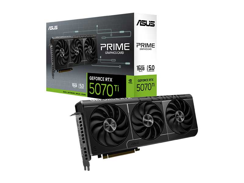 VGA  ASUS PRIME GeForce RTX 5070 Ti 16GB GDDR7 (PRIME-RTX5070TI-16G)