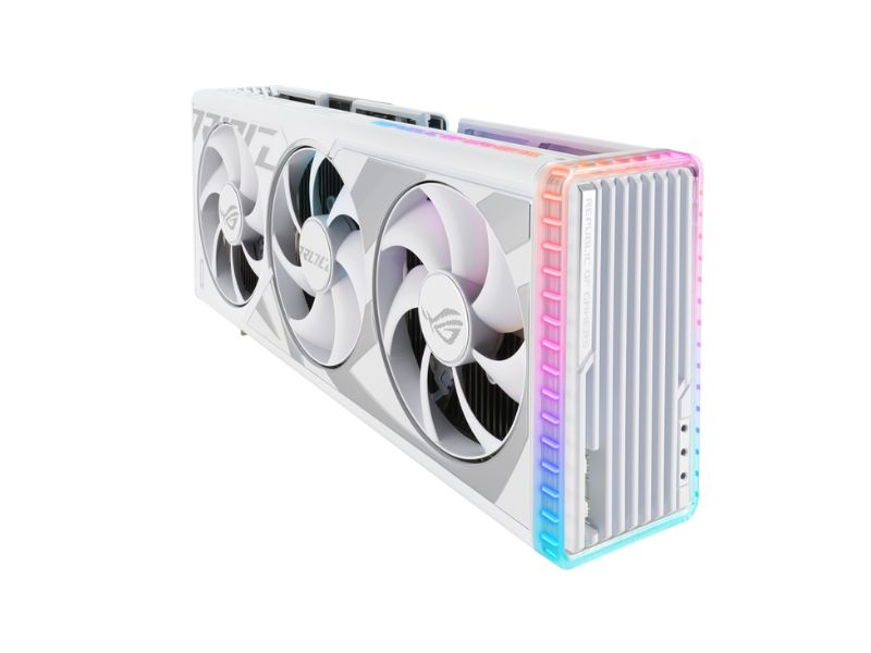 VGA ASUS ROG Strix GeForce RTX 4090 24GB GDDR6X White OC (ROG-STRIX-RTX4090-O24G-WHITE)