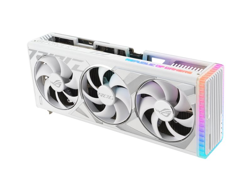 VGA ASUS ROG Strix GeForce RTX 4090 24GB GDDR6X White OC (ROG-STRIX-RTX4090-O24G-WHITE)