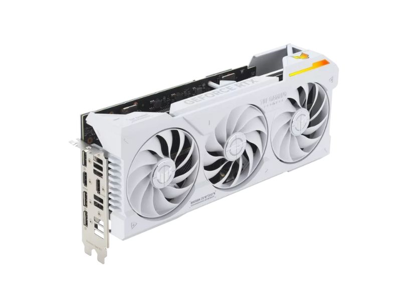 VGA ASUS TUF Gaming GeForce RTX 4070 Ti SUPER BTF 16GB GDDR6X Trắng (TUF-RTX4070TIS-16G-BTF-WHITE)