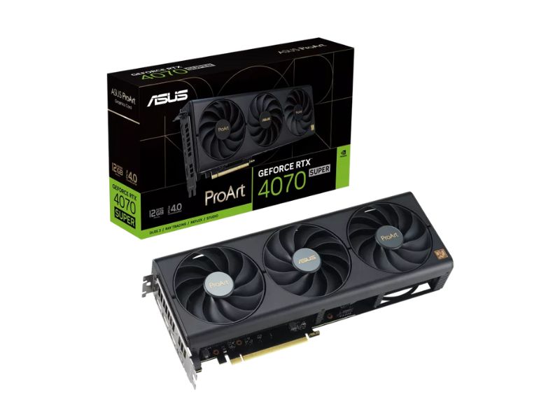 VGA ASUS ProArt GeForce RTX 4070 SUPER 12GB GDDR6X (PROART-RTX4070S-12G)