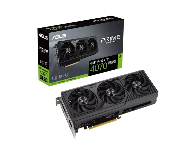 VGA ASUS PRIME GeForce RTX 4070 SUPER 12GB GDDR6X (PRIME-RTX4070S-12G)