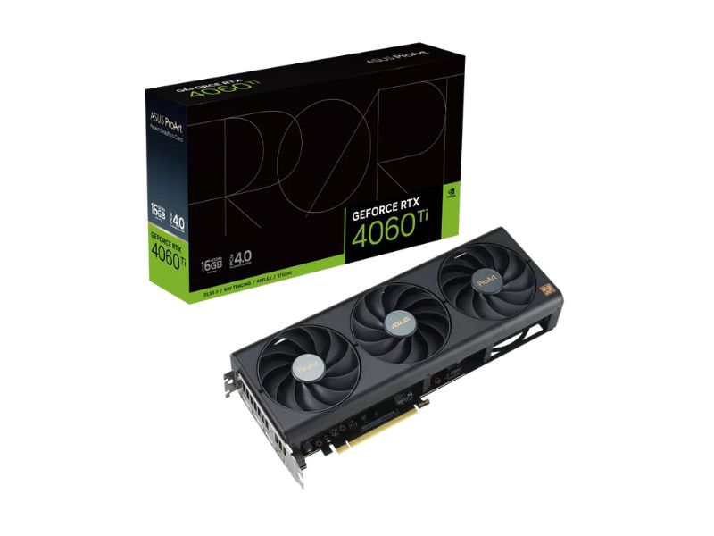 VGA ASUS ProArt GeForce RTX 4060 Ti 16GB GDDR6 (PROART-RTX4060TI-16G)