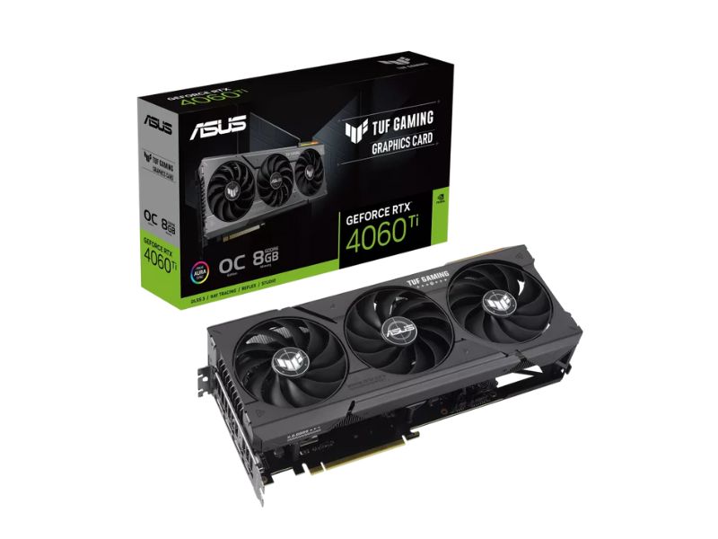 VGA ASUS TUF Gaming GeForce RTX 4060 Ti 8GB GDDR6 OC (TUF-RTX4060TI-O8G-GAMING)