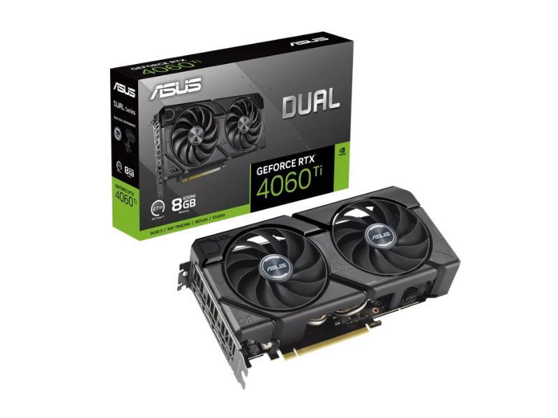 VGA ASUS Dual GeForce RTX 4060 Ti EVO 8GB GDDR6 (DUAL-RTX4060TI-8G-EVO)