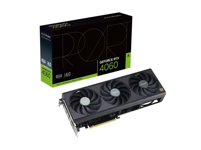 VGA ASUS ProArt GeForce RTX 4060 8GB GDDR6 (PROART-RTX4060-8G)