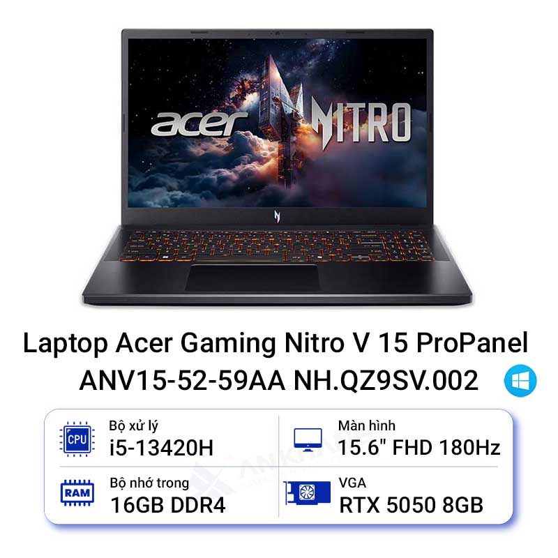 Laptop Acer Gaming Nitro V 15 ProPanel ANV15-52-59AA NH.QZ9SV.002
