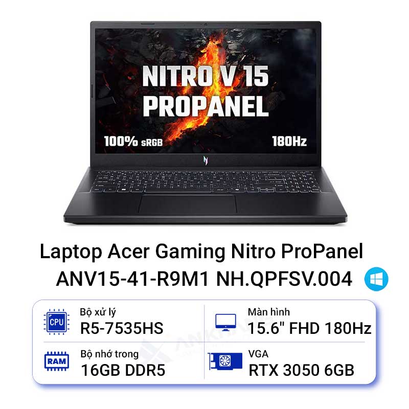Laptop Acer Gaming Nitro ProPanel ANV15-41-R9M1 NH.QPFSV.004