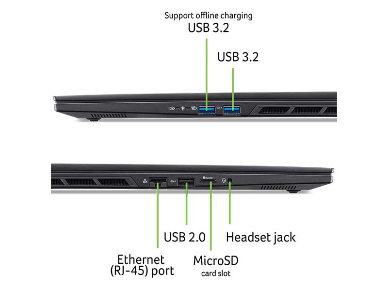 Laptop Acer Gaming Nitro 16 AI ProPanel AN16S-61-R5F4 NH.QXFSV.001