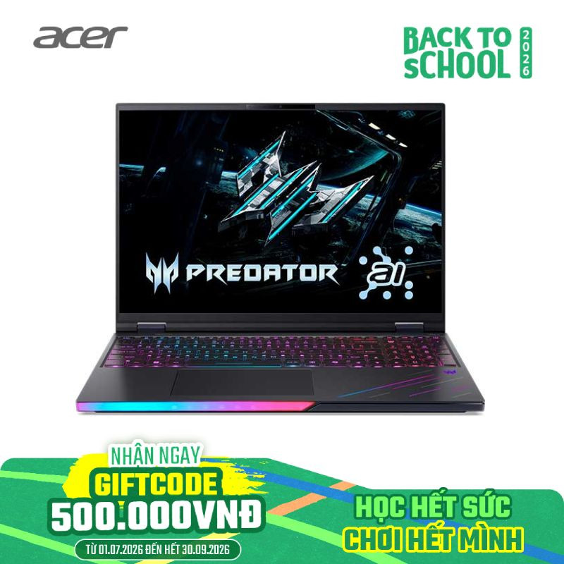 Laptop Gaming Acer Predator Helios 16 AI PH16-73-93HD NH.QW1SV.001