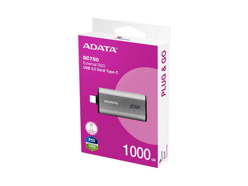 Ổ cứng di động SSD Adata SC750 1TB SC750-1000G-CCBK