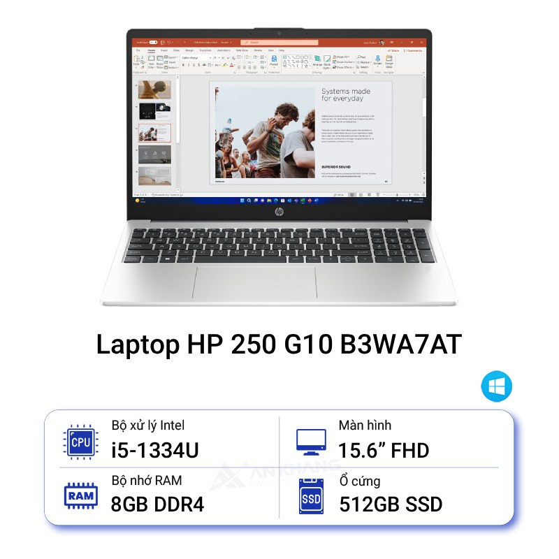 Laptop HP 250 G10 B3WA7AT