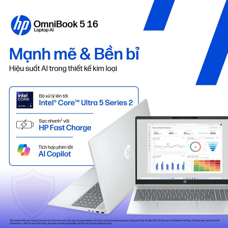 Laptop HP OmniBook 5 AI 16-af1046TU BZ7Q8PA