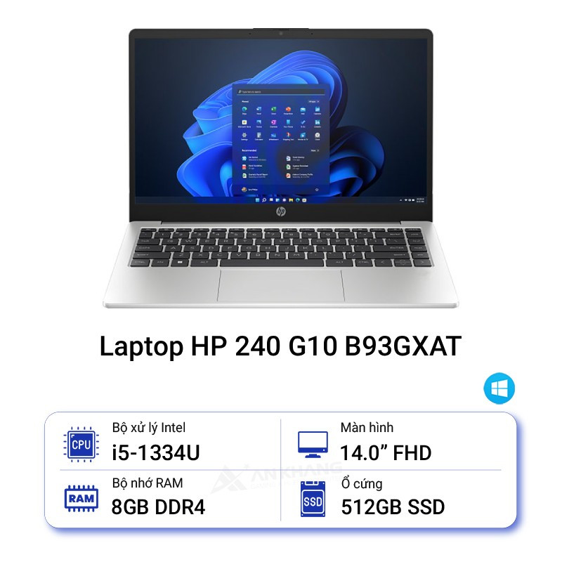 Laptop HP 240 G10 B93GXAT
