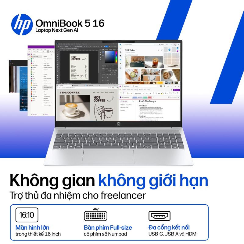 Laptop HP OmniBook 5 16-ag1067AU BZ7U5PA