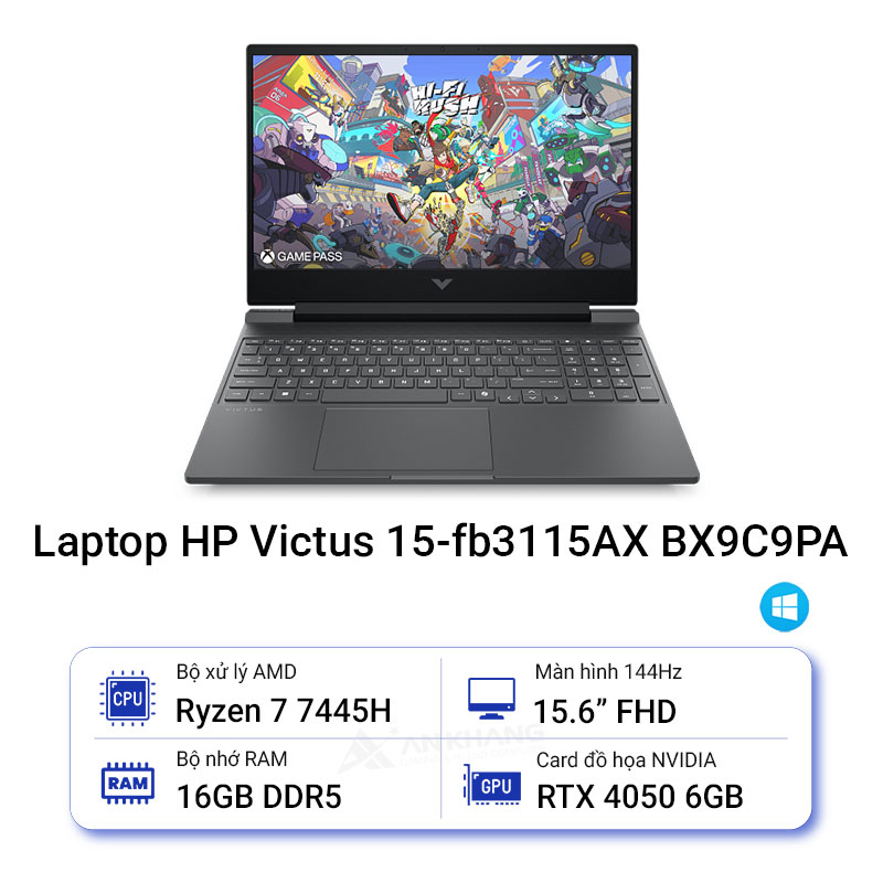 Laptop HP Victus 15-fb3115AX BX9C9PA