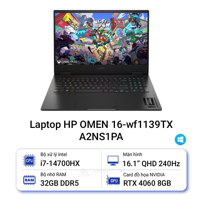Laptop HP OMEN 16-wf1139TX A2NS1PA