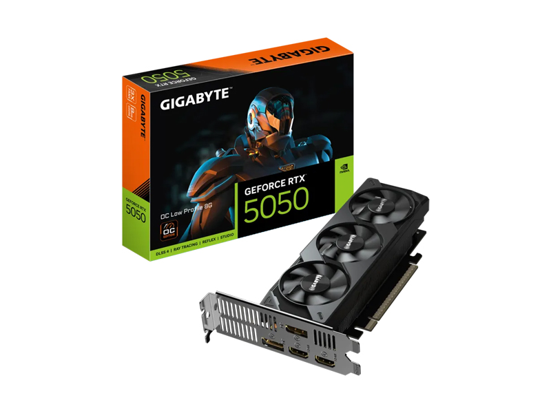 VGA Gigabyte GeForce RTX 5050 OC Low Profile 8G GV-N5050OC-8GL