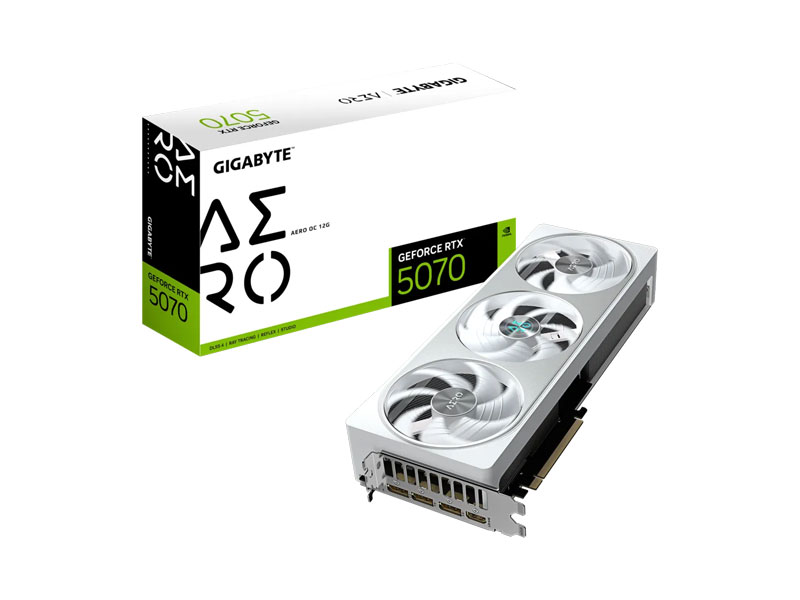 VGA Gigabyte GeForce RTX 5070 AERO OC 12G GV-N5070AERO OC-12GD