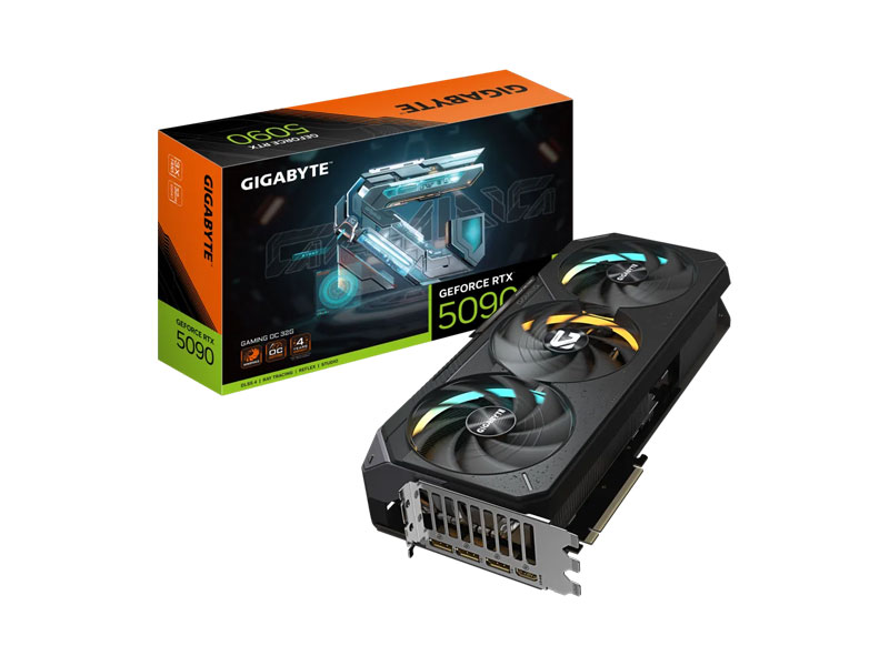 VGA Gigabyte GeForce RTX 5090 GAMING OC 32G GV-N5090GAMING OC-32GD