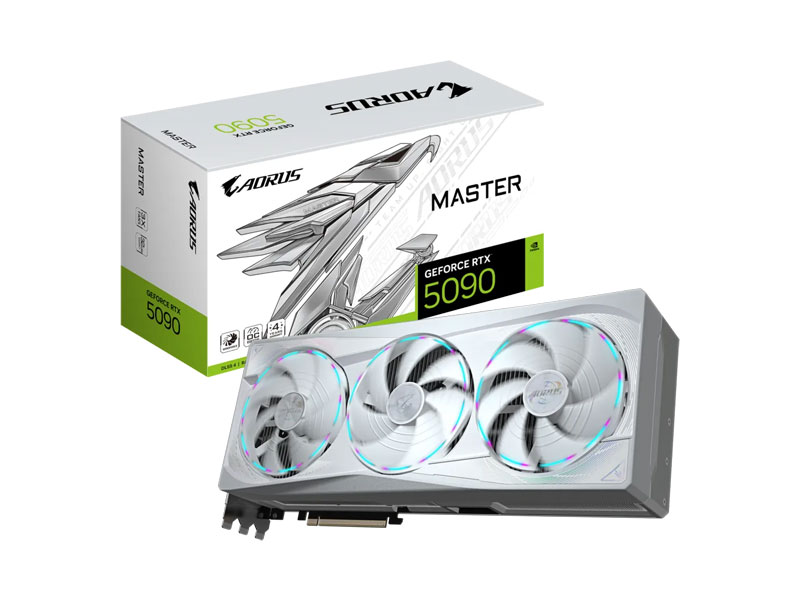 VGA Gigabyte AORUS GeForce RTX 5090 MASTER ICE 32G GV-N5090AORUSM ICE-32GD