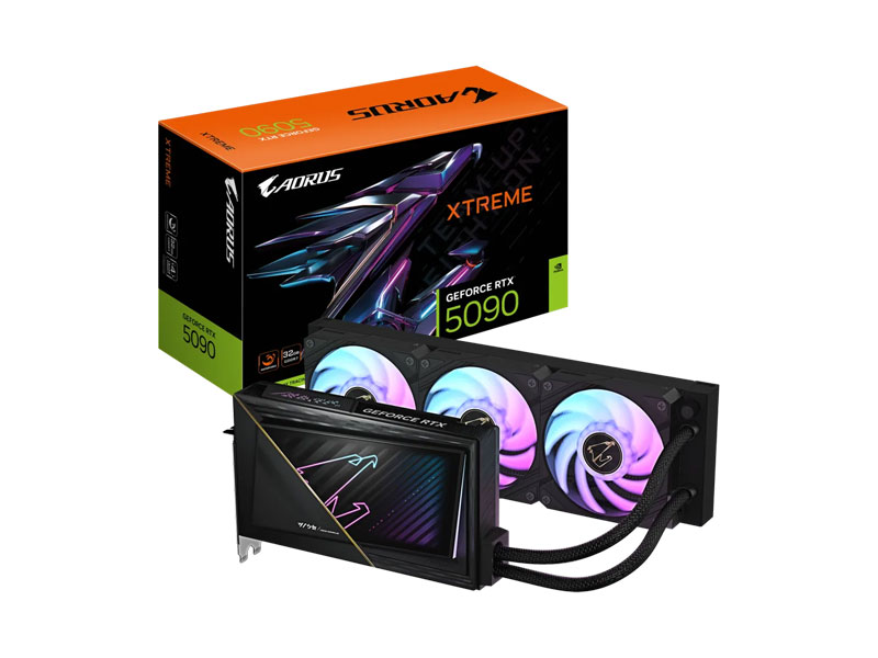 VGA Gigabyte AORUS GeForce RTX 5090 XTREME WATERFORCE 32G GV-N5090AORUSX W-32GD
